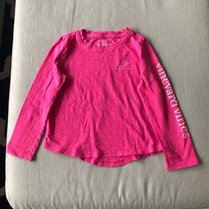 Vineyard Vines Pink Long Sleeved Tee- 3T